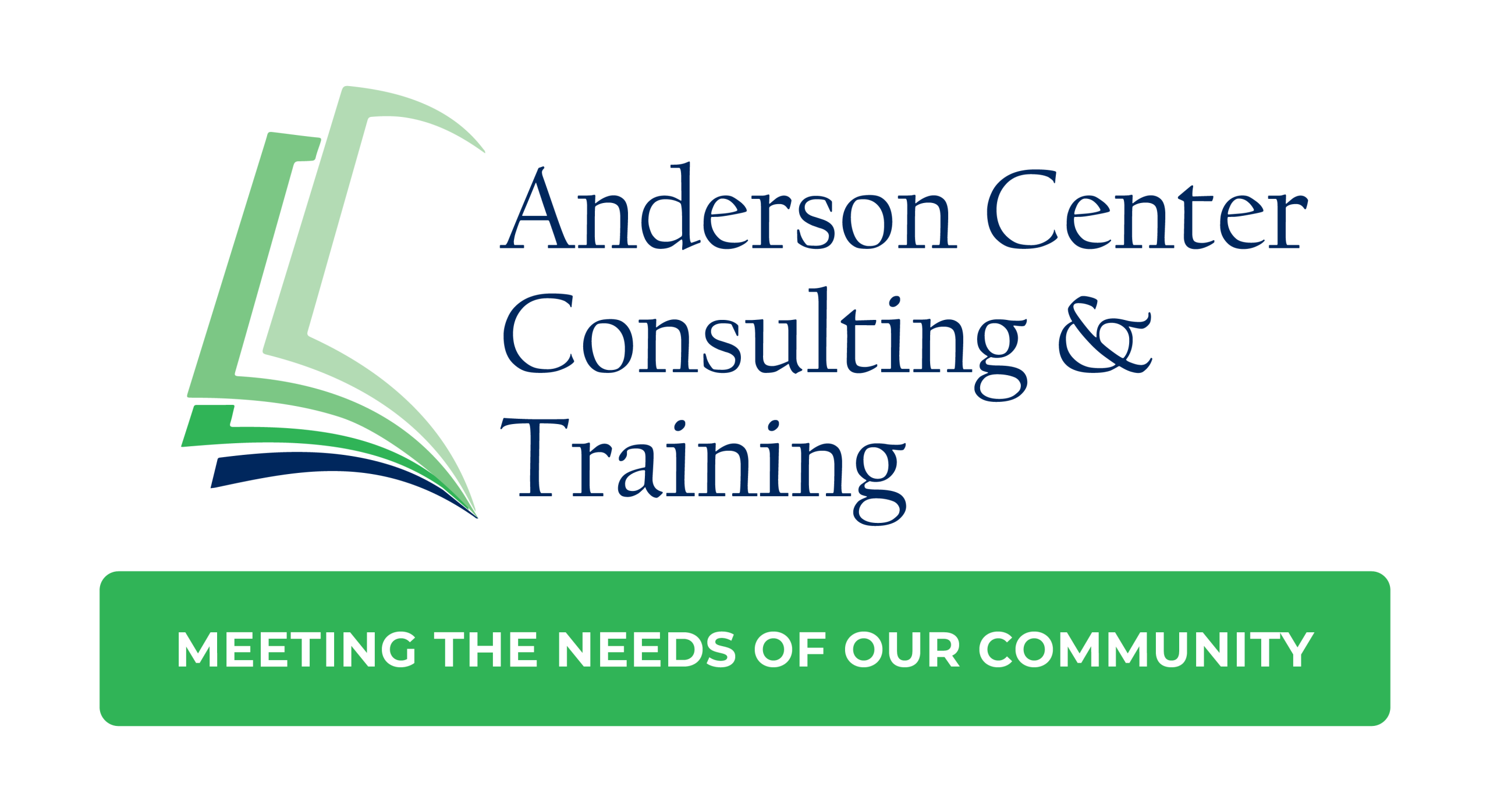 Anderson Center Consulting and Training - Blue and Green